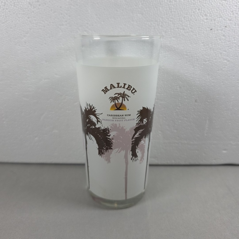 Malibu Caribbean‎ Passion Fruit White Rum Liqueur Drinking Glass